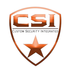 The logo for csi security services.